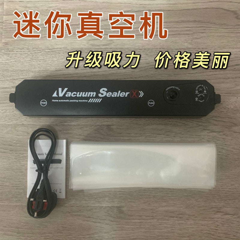 Cross-border household vacuum machine food mini vacuum preservation machine kitchen portable packaging machine automatic small plastic sealing machine